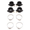 4 Pcs Carburetor Intake Manifold Boots 16065‑028 Rubber Inlet Joint