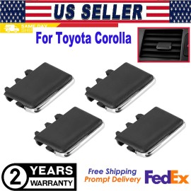 autopilotsolutions 4pc Professional Car Front Center Ac Vent Air Conditioning Vent Outlet Tab Clips