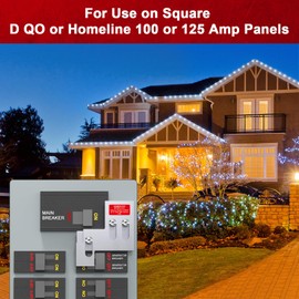 Natupal Generator Interlock Kit Compatible with Square D QO or Homeline 100 or 125 Amp Panels. 3/4 to 7/8 Inches Spacing Between Main and Generator Breaker, Professional and Interlock Kit