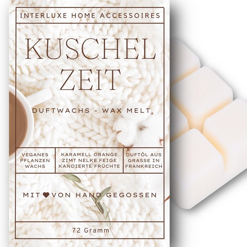 Interluxe Scented Wax Set of 3 – Cuddly with Autumn