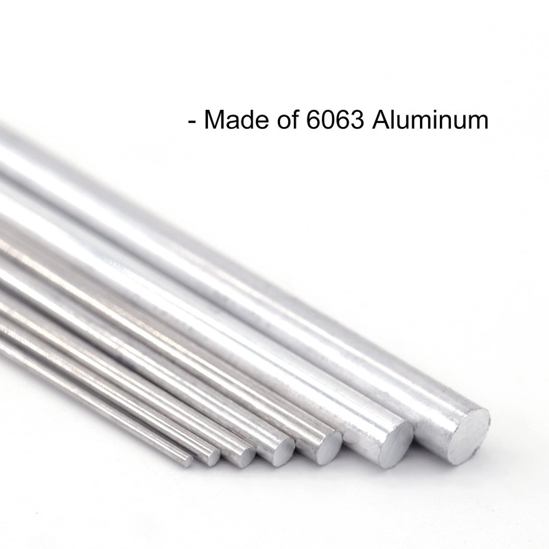 VictorsHome - Varillas de aluminio redondas de 2 mm x