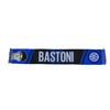 Inter, Sciarpa Jacquard dedicata al giocatore Alessandro Bastoni, 100% Acrilico,