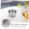 GRIRIW Stainless Steel Teacup Portable Water Cup Home Teaware Non-Slip