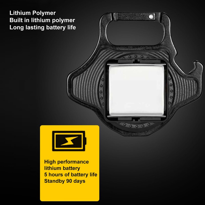 COB Small Flashlight 500LM Rechargeable Portable Mini Pocket Light with