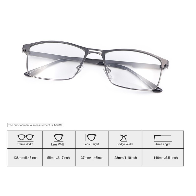 YIMI Photochromic Bifocal Reading Glasses UV Outdoor Sunglasses Computer Anti