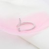 WUSUANED Open Adjustable Guardian Angel Wing Heart Finger Ring Fashion