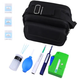 ANPTAIKE FTTH Fiber Optic Cleaning Kit with Fiber Cleaning Cassette for FC SC ST LC MU Connectors 1.25mm 2.5mm Fiber Cleaner Pen Cleaning Swabs Wipes Cleaner Tool