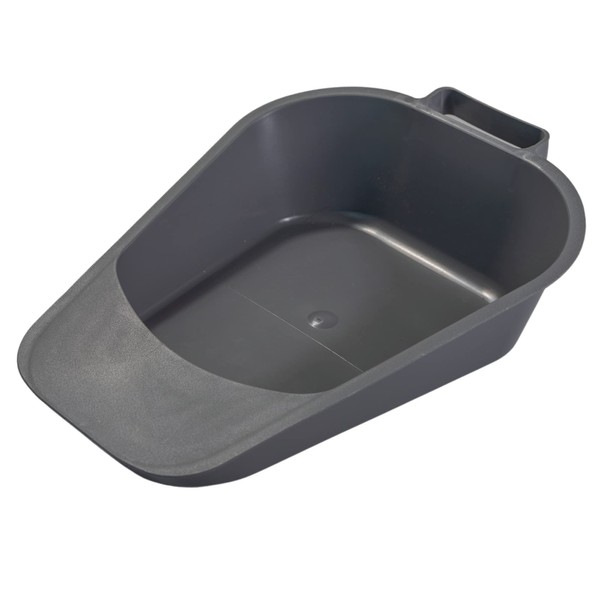 Fracture Bedpan - Portable Easy Clean Plastic Bed Pan - Female Urinal with Built-in Handle for Easier Placement and Removal and Spill-Free Guard for Bed-Bound/Bedridden Patient for Women and Men (1)