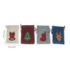 24 Pcs Christmas Advent Calendar Bag Countdown Felt Gift Bag