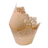 KOSTOO Cupcake Cases Hollow Out Crown Baking Paper Lace Laser