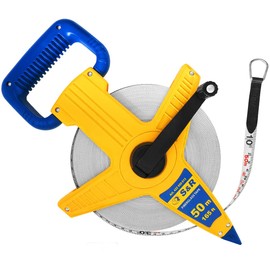 S&R Fibreglass Tape Measure/Roller Tape, 20 m / 66 ft