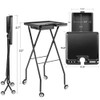 STYLANCE Salon Folding Tray, Salon Tray on Wheels, Salon Tray