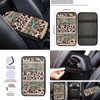 Wanyint Aztec Cow Print Retro Car Accessories Set 12 PCS,