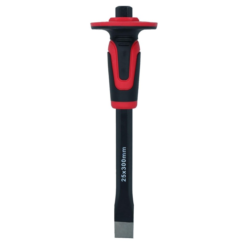 Soft Grip Guarded Handled Cold Chisel 300mm x 25mm for
