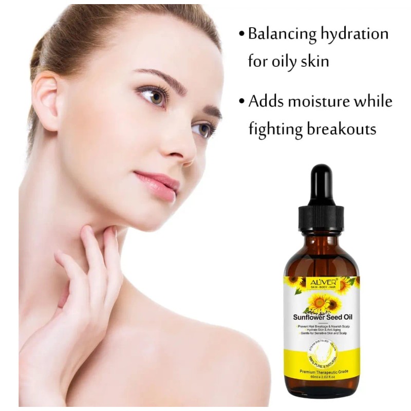 Aceite Semilla Girasol Hidratante Facial Corporal + Capilar Semilla De