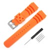 Seiko DAL0BP SKA293J2 SKA291J1 Replacement Watch Band Black / Green