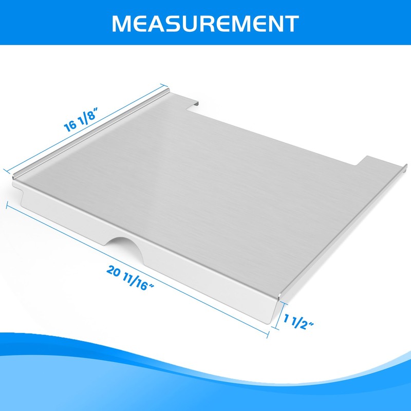 Unidanho Drip Tray for Traeger Timberline 850 AC Heat Baffle