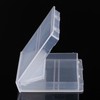 20 Slot Empty Storage Box for Nail Drills Transparent Acrylic