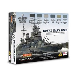 Lifecolor CS33 Royal Navy Acrylic Paint Set 1