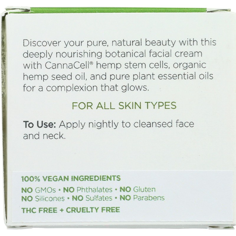 Andalou Naturals CannaCell Dreamy Night Cream, 1.7 Ounces