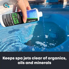 Spa Jet Cleaner for Hot Tub - Spa Jet Line Cleaner for Hot Tubs & Jetted Tub Cleaner to Keep Your Jets Clean - Fast Acting Spa Flush for Hot Tub (Jet Line Cleaner - 1 Quart)