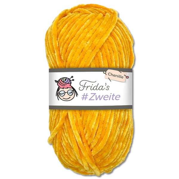Frida's #Zweite Wolle 100 g Chenille Wool for Amigurumi, Knitting