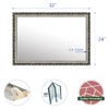 HAA Framed Rectangle Bathroom Mirrors for Wall,Wall Mounted Mirror Vertical
