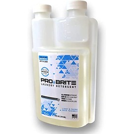 Pro-Brite Dry Clean Only Laundry Detergent - Proprietary Wet Cleaning Surfactants Designed for Home Washing Many Sensitive Fabrics, Wash Wedding Dress, Prom Formals, Suit Coats Yourself (32-Oz)