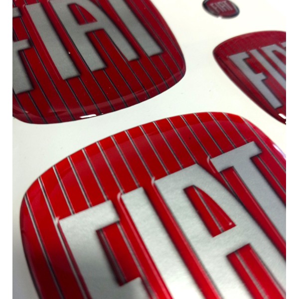 F. bravo Logo Compatible Front, Rear + Steering Wheel +