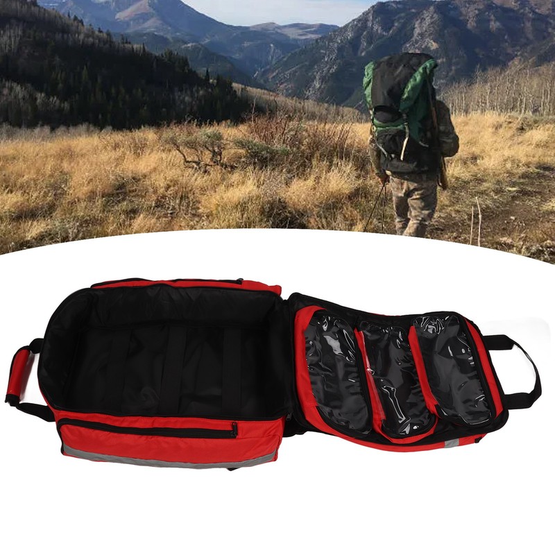 Outdoor Emergency Bag 600DPU Oxford Cloth Reflective Stripe First Responder