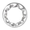 sourcing map M6 50Pcs Internal Tooth Washers, 304 Stainless Steel