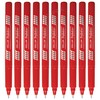 DOLLAR Fineliner Pens, RED, 0.3mm Ultra Fine Felt Tip, Pack