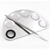 CENPEK 2 Pieces Makeup Mixing Palette Stainless Steel Morphe Palette