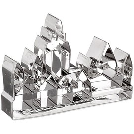 Staedter Mainz Cathedral Shape Cookie Cutter, Stainless Steel, Silver, 10.5 x 30 x 30 cm
