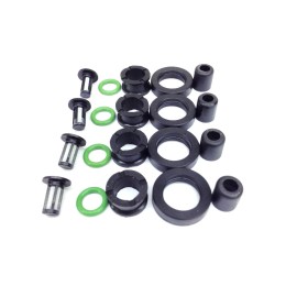 GB Remanufacturing FUEL INJECTOR KIT O-RINGS FILTERS GROMMETS SEALS CAPS 1997-2001 HONDA PRELUDE L4
