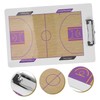 WHAMVOX Basketball Coaching Board Clipfolder Clipboard for Playbook Scorebook Portable