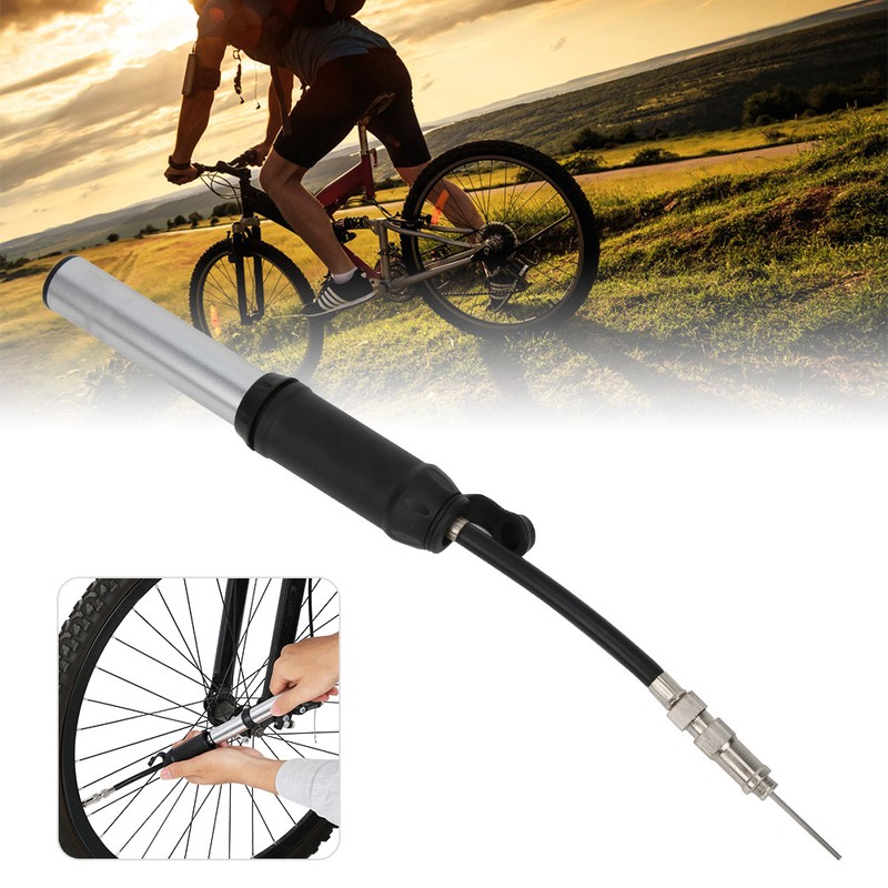 Mini Portable Bicycle Hand Pump Aluminum Alloy Tire Air Inflator