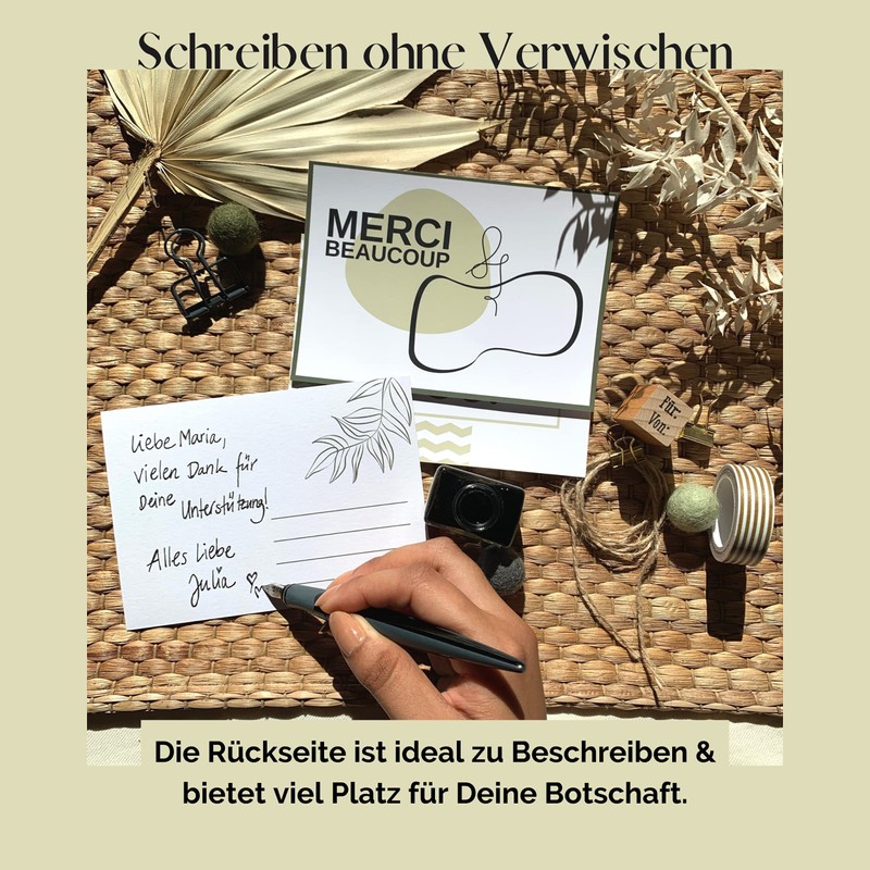 BLATT PAPIER® 20 x premium postcards (matte) made of postcard
