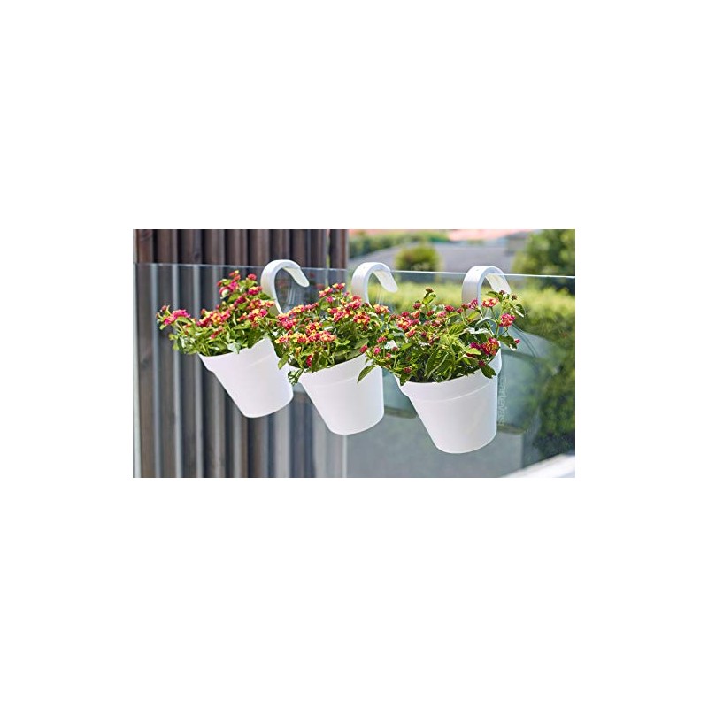 Capri Balcony Single Pot 20 cm Anthracite