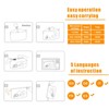 16pcs Bimirth Baby Bottle Cleaning Bag Breast Pump Teether Microwave