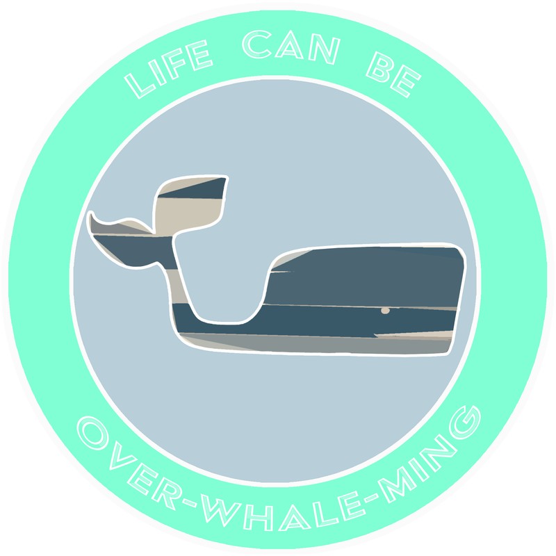 Athena Brands Blue Whale Life Can Be Over-Whale-Min - Sea