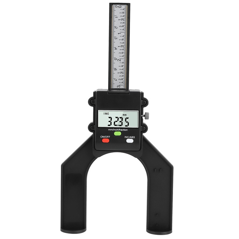 0‑80mm Professional Electronic Digital Depth Gauge DIY Woodworking Ruler Height