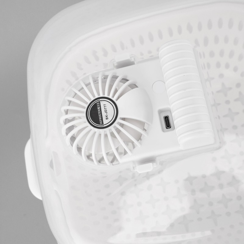 Household Defrosting Box Large Capacity Double Layer Drain Timing USB