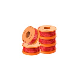 Evenlinkics 5 Pack Replacement Trimmer Spool Line for Worx, for Worx Trimmer line spools，Compatible with Worx Weed Eater String，Weed Eater String .065，Compatible with Worx wa0010 Replacement spools.