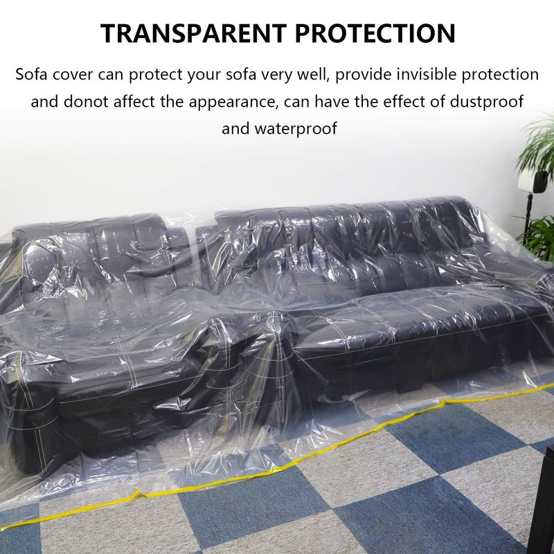 Pack of 2 Sofa Protective Covers, 274 x 366 cm