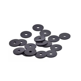 Metric Rubber Flat Washers - EPDM Rubber Washer 6mm ID X 19mm OD X 3mm Thick (20)