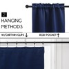 Pickluc 24 Inch Long Tier Curtains for Small Window Treatment,