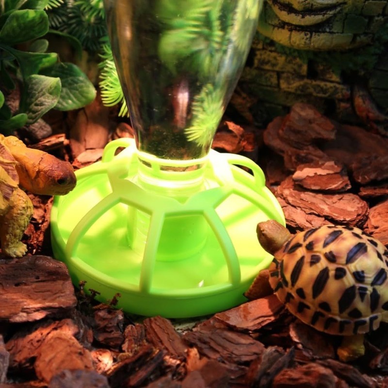 Norhogo Reptile Water Dispenser with Water Bottle. Suitable for Small