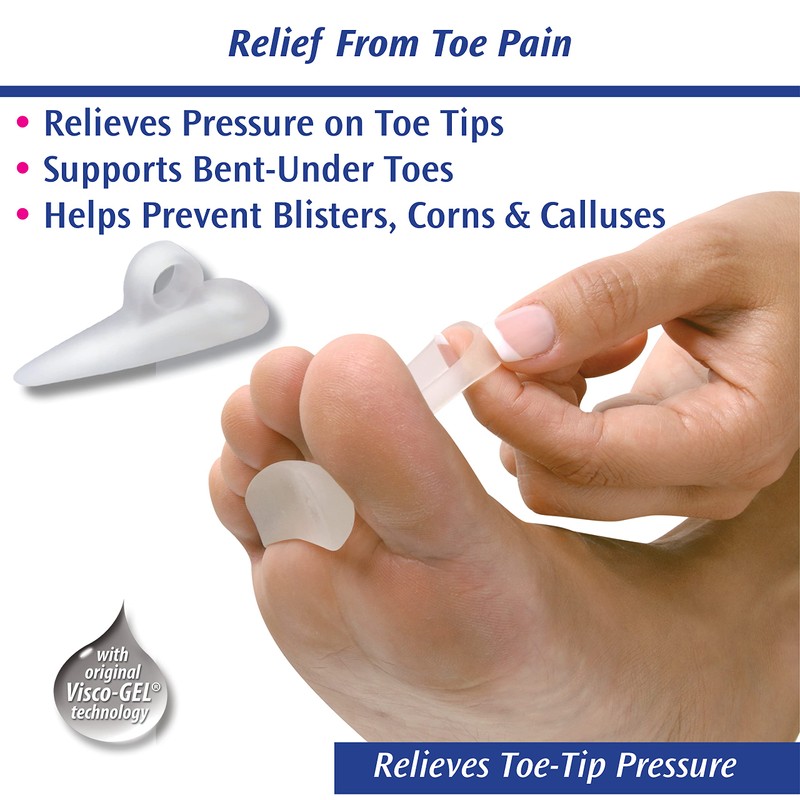 Pedifix PediFix Sticky Gel Hammer Foot Cushion, Small Left, Small