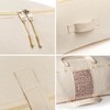 Soft Canvas Storage Bags with Zipper. Thick Breathable, 1pc King/Queen